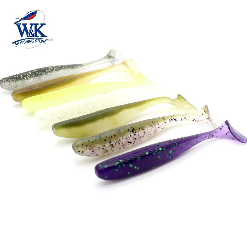 Valued Fishing Kits at 7 Different Colors for Zander Pike Perch Fish Tip Soft Lure Set PVC Bait 5cm 6cm 7.5cm Shad