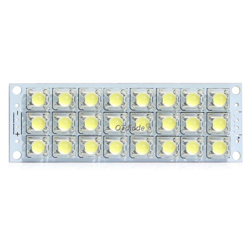 DC3V 5V 12V Piranha Board Module 12 24 LED Energy Saving Super Bright Night Market Mobile Power 3.3V Emergency Light Lamp DIY Ki