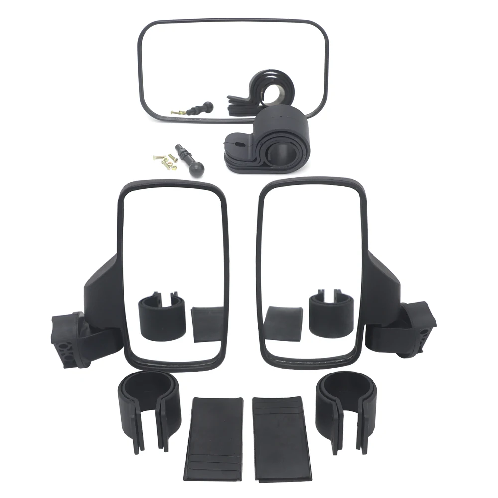 UTV Rearview Mirror Shockproof Side Mirror Accessories w/ 1.75