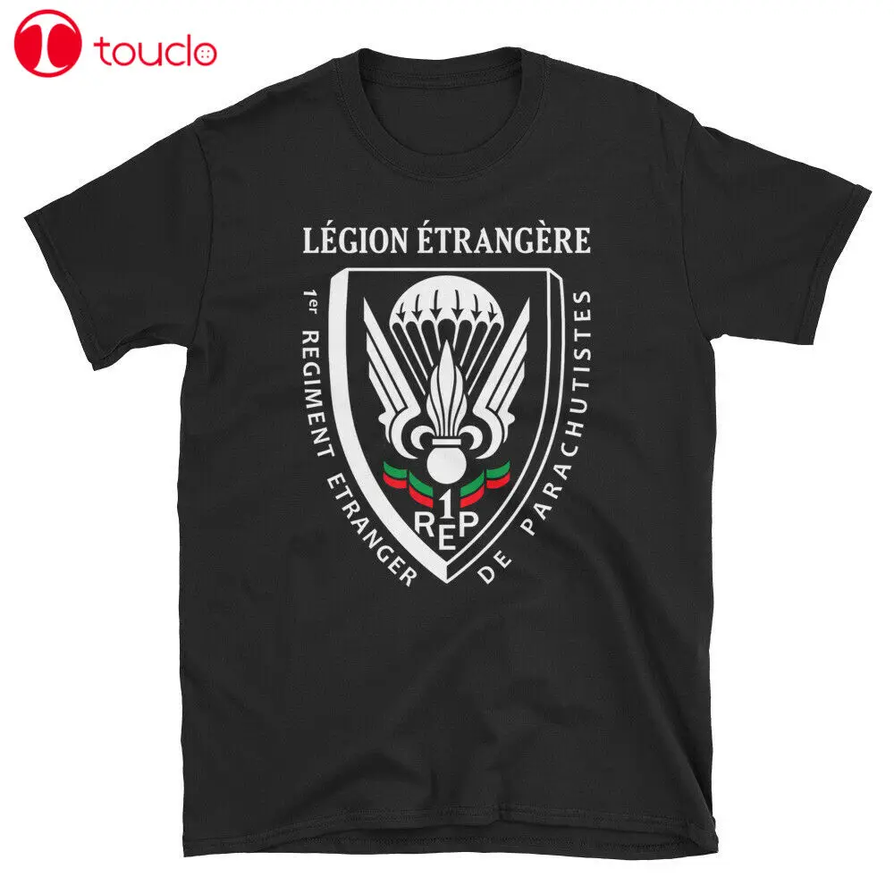 Camiseta Unisex de Legion Etrangere para hombres y mujeres, camisa de paracaidista francés del regimiento extranjero