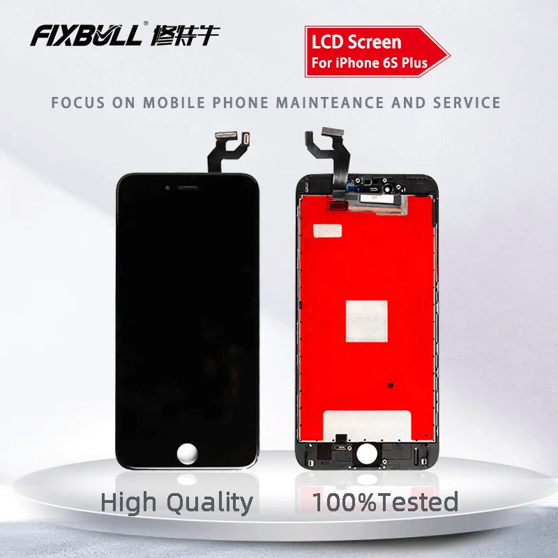 

ЖК-дисплей FIXBULL для iPhone 6Plus, 6S Plus, 6, 6S, экран с 3D сенсорным экраном AAA +++, ЖК-дигитайзер в сборе, сменный модуль