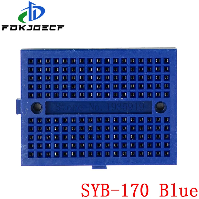 SYB-170 Mini Solderless Prototype Experiment Test Breadboard 170 Tie-points 35*47*8.5mm for arduino diy kit