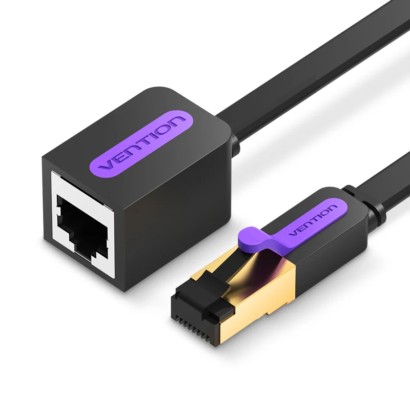 Vention Ethernet-Kabel RJ45 Cat 7 Verlängerungskabel Stecker auf Buchse Lan-Netzwerk-Verlängerungskabel 1 m 2 m 3 m 5 m 8 10 m Kabel für PC Laptop