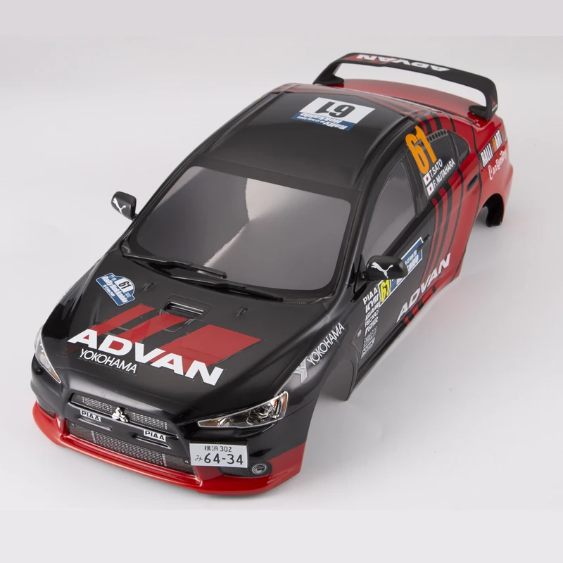 Killerbody 48001 RC 1/10 Touring Electric PC Ccar EVO Lancer Mitsubishi Lancer Evolution X Diy Version With 257mm Wheelbase