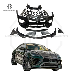 Carbon Fiber FRP Front Bumper Rear Bumper Diffuser Side Skirts Fenders Engine Hood for Lamborghini Urus Car Body Kits