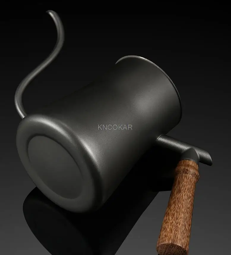 Rvs Temperatuurregeling Pot Met Lange Mond En Opknoping Oren En Fijne Mond, Huishoudelijke Drip Soort Accessoires, koffie