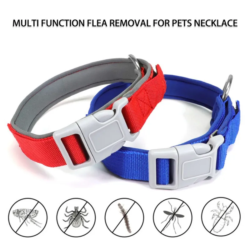 2-in-1 Adjustable Dog Collar Anti-mosquito and insect repellent Pet collars Flea Tick Collar For Dogs Cats