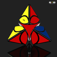 QiYi Mofangge Coin Tetrahedron Pyramid Magic Cube Toy Speed Puzzle Strange shape coin  Newest qiyi pyramind cube