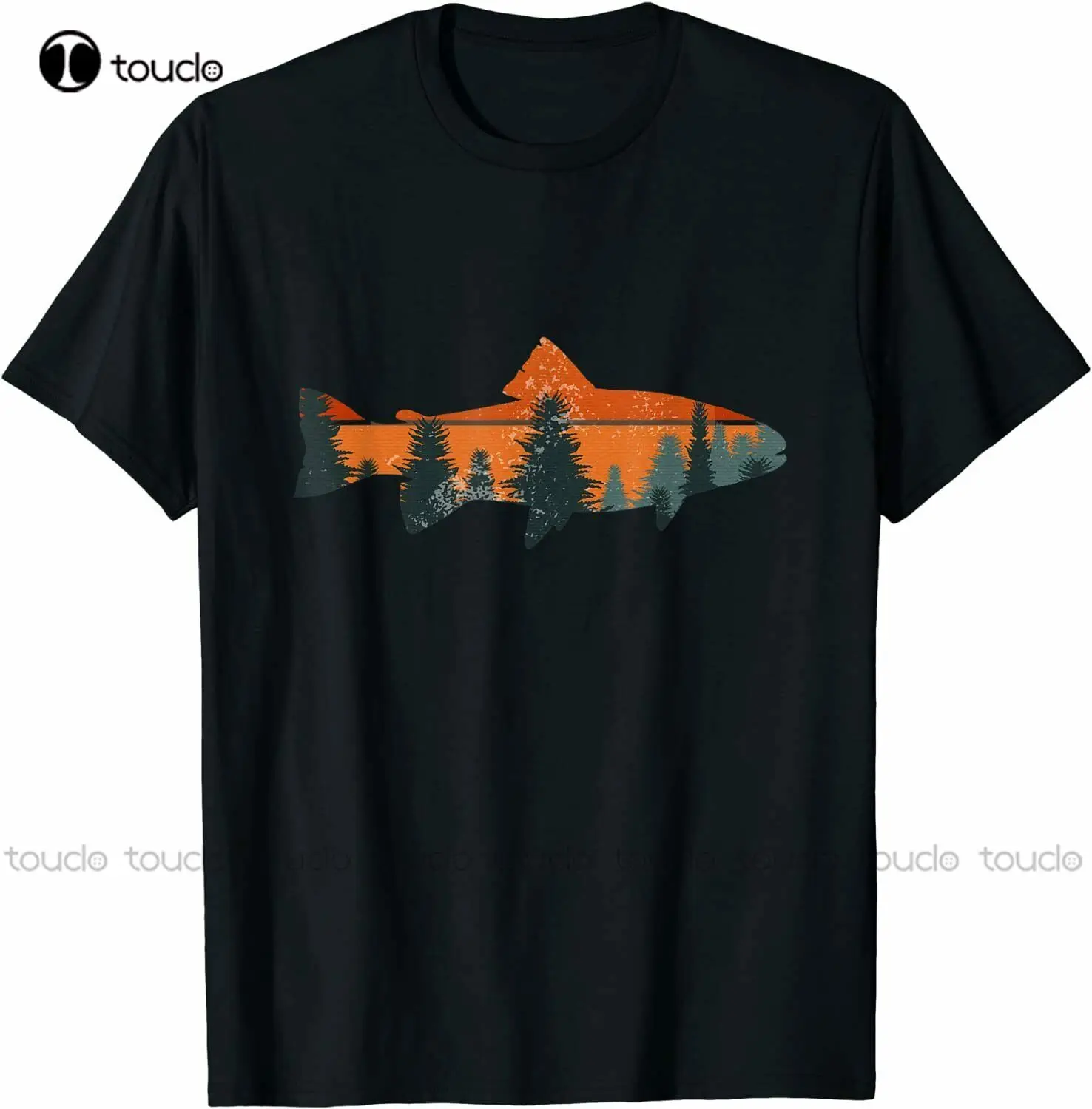 New Trout Fly Fishing Nature Outdoor Fisherman Gift - T Shirt S 5Xl Orange Shirt Cotton Tee S-5Xl Unisex