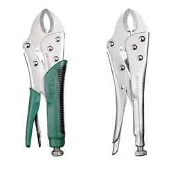 10 Inch Locking Pliers Round-mouth Forceps Adjustable Jaw Pliers Vice Grips Forceps Woodworking Clips Hand Tool Welding Plier