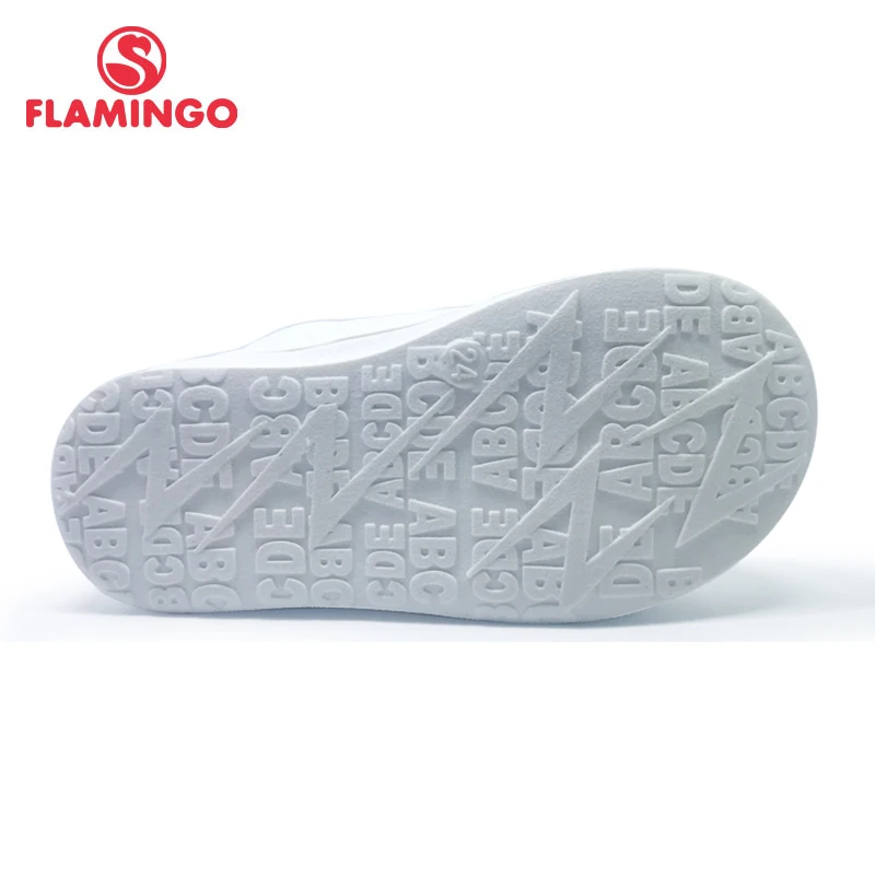 FLAMINGO-Baskets en cuir véritable pour fille, chaussures d\'extérieur respirantes à crochet et boucle, imprimé printemps, taille 22-27, livraison