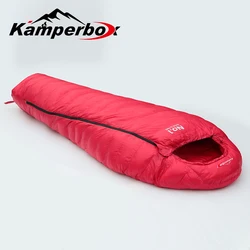 Kampbox Winter Sleeping Bag Synthetic Sleeping Bag for Camping Synthetic Down Sleeping Bag Synthetic Fiber Down Imitation Sleepi