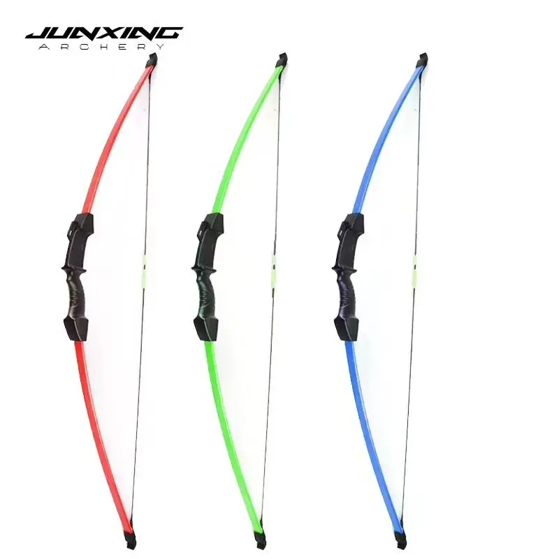 

45 Inches Straight Bow 15 LBS Children Bow for Children Games Archery Training Hunting Shooting