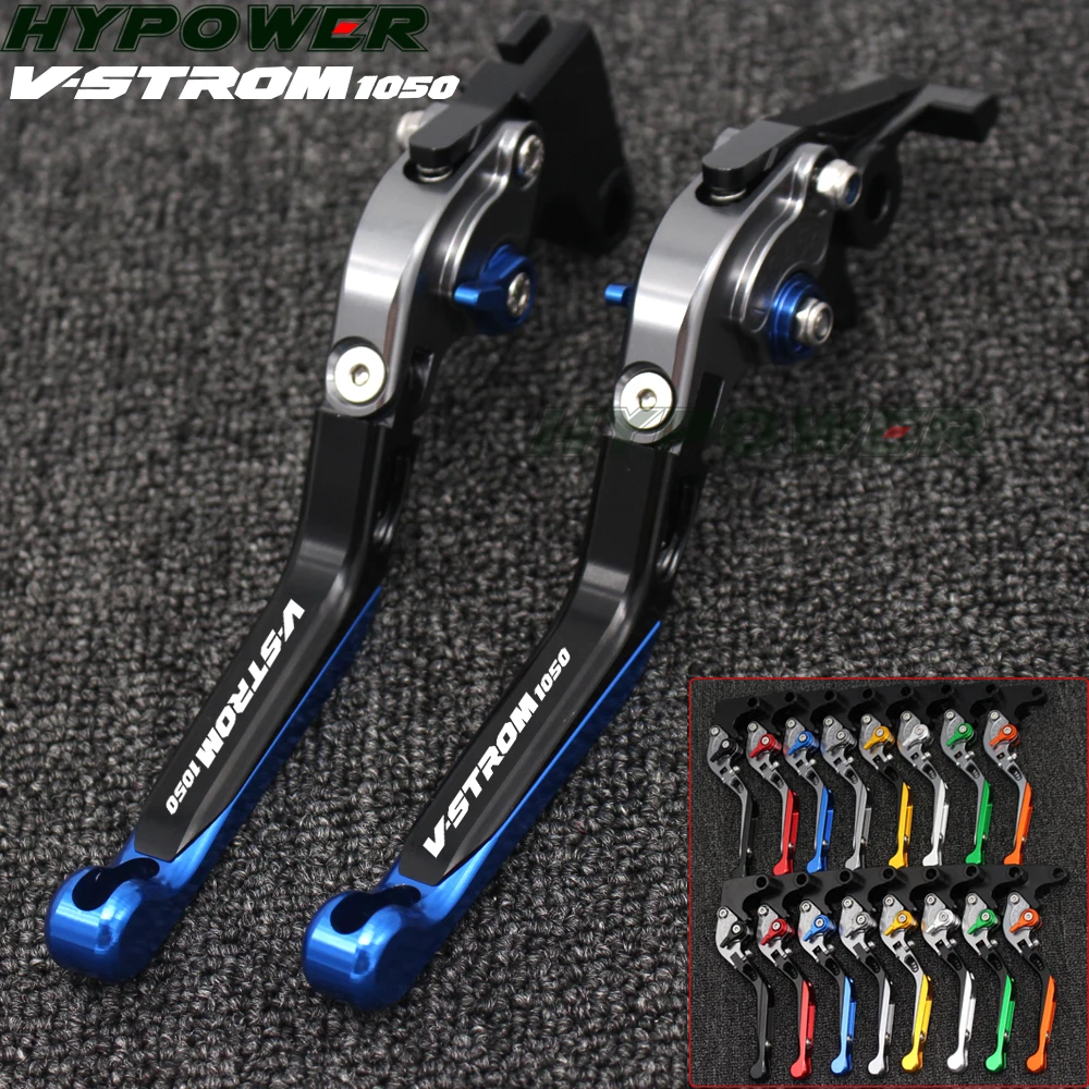 Motorcycle Folding Extendable Brake Clutch Lever Bike Cable Handle Grip For SUZUKI DL1050 V-STROM 1050 2019-2020