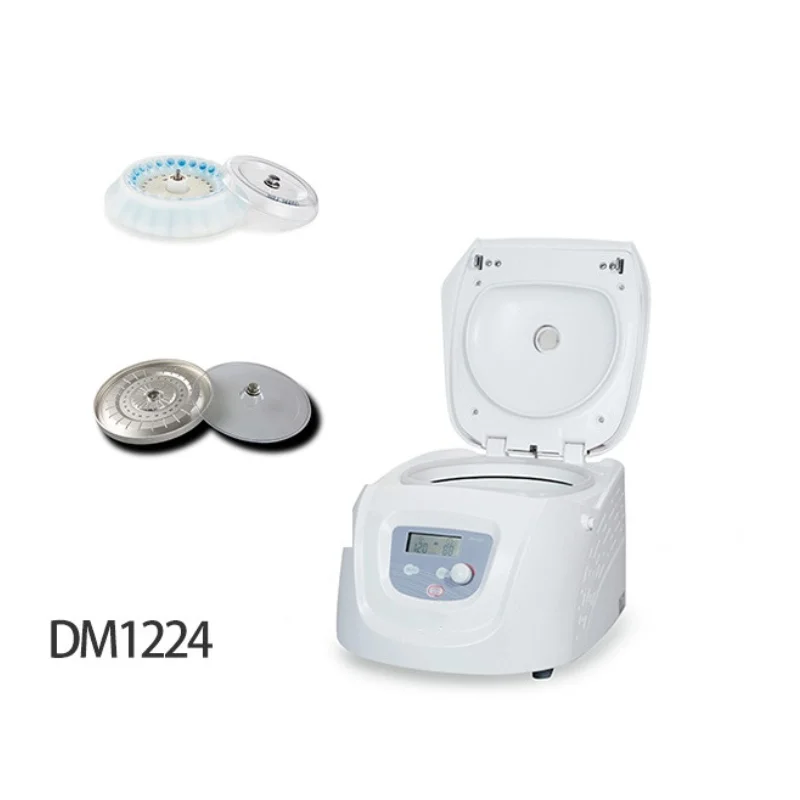 

DM1224 LCD Display Capillary Tube Cheap Portable Micro Mini Hematocrit Medical Centrifuge Machine Low Speed