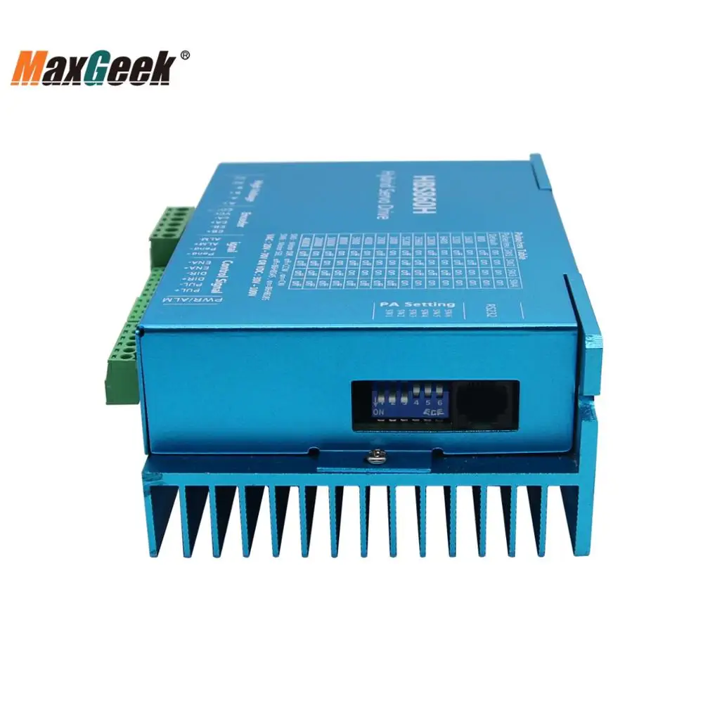 Гибридный сервопривод Maxgeek HBS860H, 1000 об/мин, драйвер шагового двигателя с замкнутым контуром серии 86