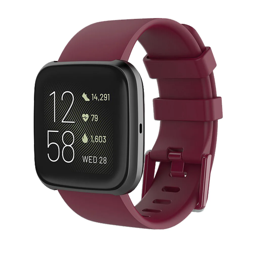 Pulseira de silicone macio para fitbit versa 2 relógio banda acessórios de substituição pulseira para fitbit versa lite smartwatch