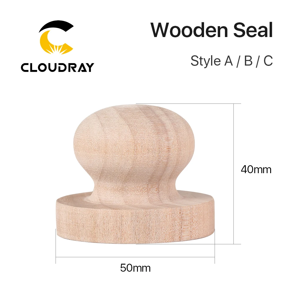 Timbre en bois Ultrarayc pour machine à graver au laser, sceau en bois, matériaux personnalisés, bricolage, CO2