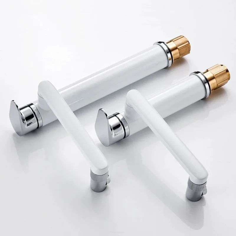 Tuqiu Basin Faucet Modern Rotatable Bathroom Mixer Tap Gold/Black/white/Chrome Wash basin Faucet Hot and Cold Sink Faucet New