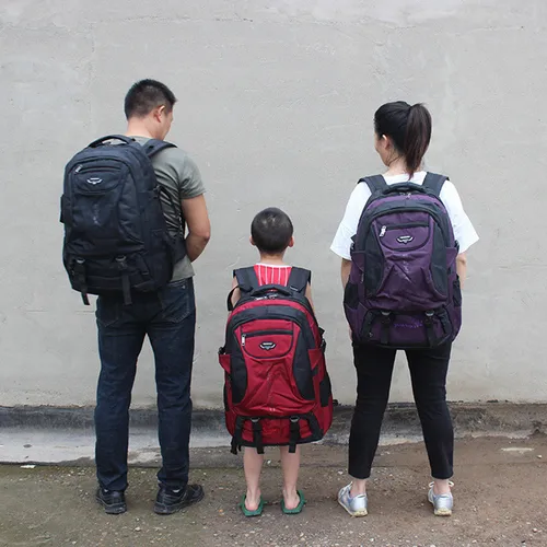 Imagen 2 del producto Mochila impermeable de gran capacidad para exteriores, 70L, resistente al desgaste, para hombres y mujeres, senderismo, Camping, montañismo, bolsa de equipaje de viaje