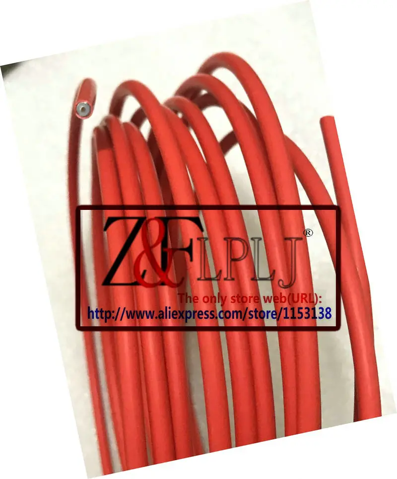 RF coaxial cable  35 ohms  141-35  /  RG402 35 OHM semi-flexible coaxial Wire  OD=4.2MM Red jacket,  2 Meters/lot