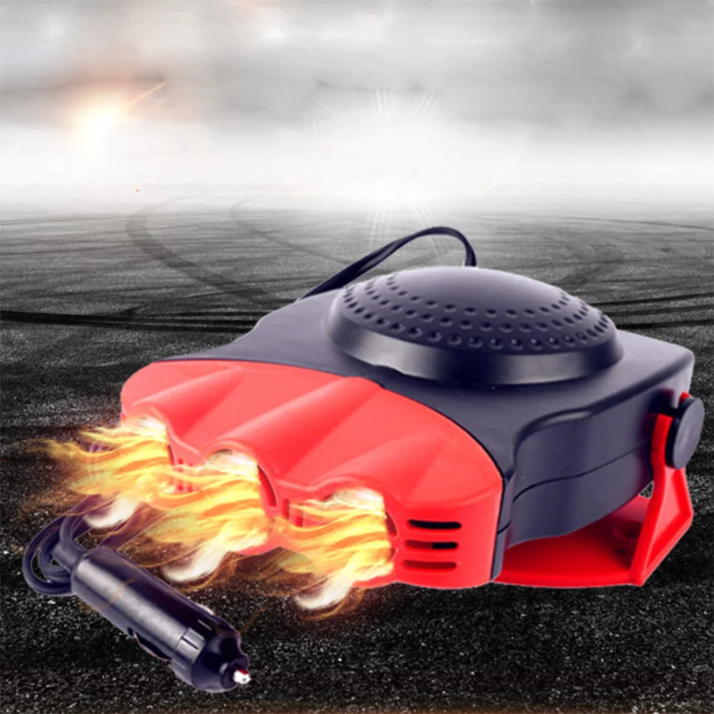 12V/24V 200W รถเครื่องทำความร้อนความร้อนแก้ว,หิมะละลายน้ำแข็งและ Demister รถสามเครื่องทำความร้อนพัดลม