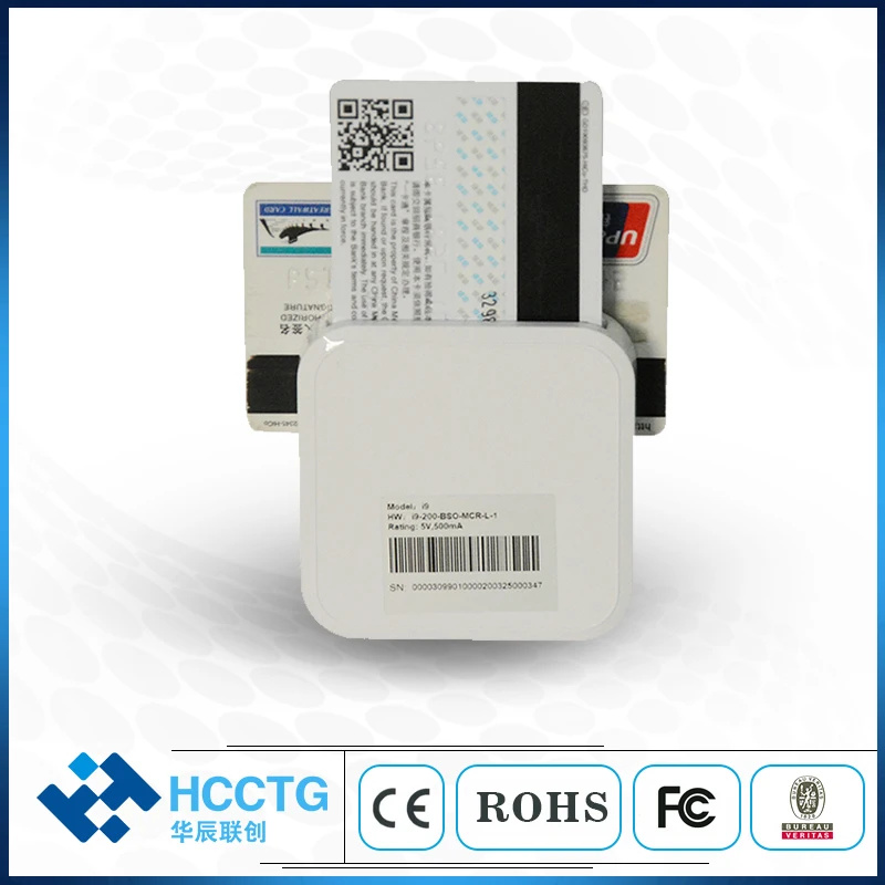 Multi in 1 Bluetooth EMV PCI NFC Magnetic Chip Card Reader Writer I9