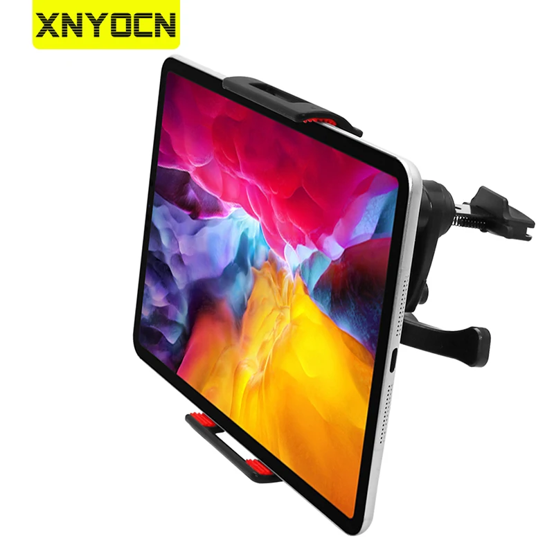 Xnyocn Car Tablet Holder Universal 6 7 8 9 10 11 Inch Phone PC Stand Air Vent Mount Tablets Accessories For ipad Samsung Xiaomi