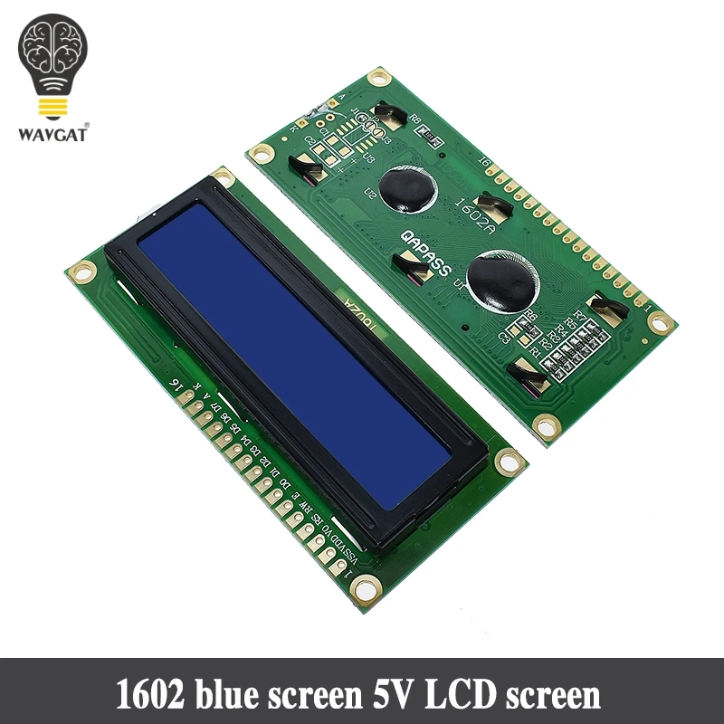 ЖК-дисплей 1602 LCD 1602 2004 12864 модуль сине-зеленый экран 16x2 20X4 символьный модуль ЖК-дисплея HD44780 контроллер синий черный светильник