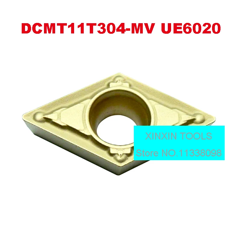 

DCMT11T304-MV UE6020/DCMT11T308-MV UE6020, оригинальная карбидная вставка для держателя токарного инструмента, Расточная штанга