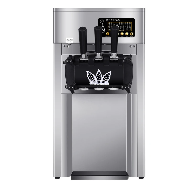 ZM-A168 Máy Dán 16-18L/H Thương Mại Để Bàn Nhỏ 3 Màu Mềm Máy Dán 1200W Băng kem Máy