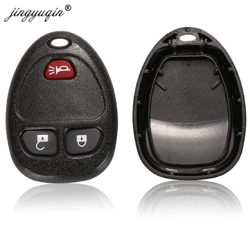 jingyuqin 3 Buttons No Chip Blank Remote 2 + 1 Panic Key Shell Case Cover For Buick Hummer H3 GMC For Chevrolet Colorado Isuzu