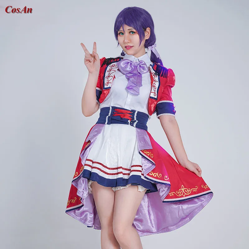 

Anime LoveLive Tojo Nozomi Cosplay Costume μ's 9th Anniversary Resurrection Concert Performance Dress Party Role Play Clothing