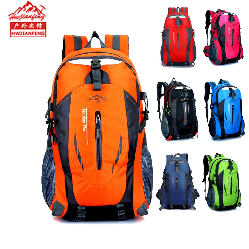 

40L Waterproof Durable Outdoor Climbing Backpack Women Men Hiking Athletic Sport Travel Backpack High Quality Rucksack