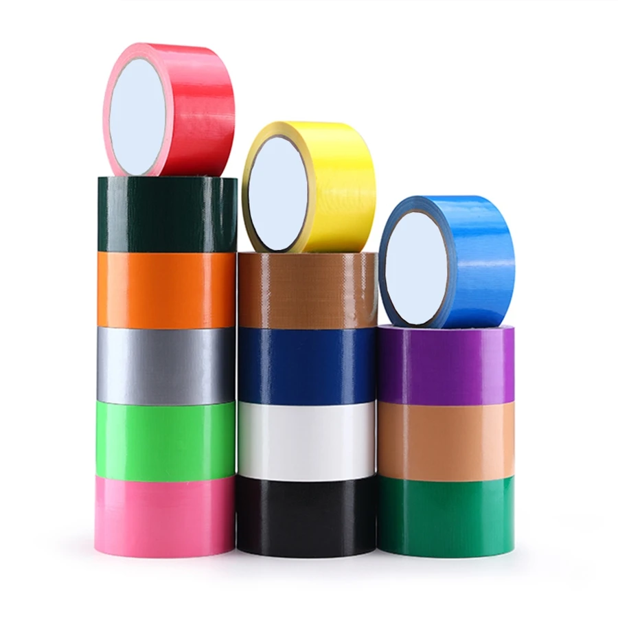 YX Color Cloth Base Tape Cloth Duct Tape Carpet Floor Waterproof Tapes High Viscosity Adhesive Tape Multicolor DIY Decoration