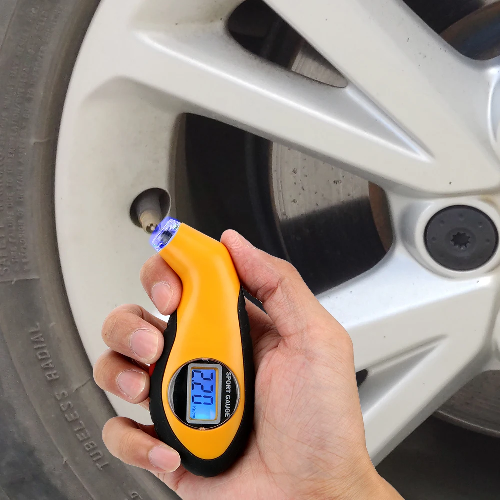 150Psi Tester Motorcycle Tire Gauge Pressure Monitor Manometer Digital Bike Tyre Test Meter Tool Car TPMS Accessories Universal