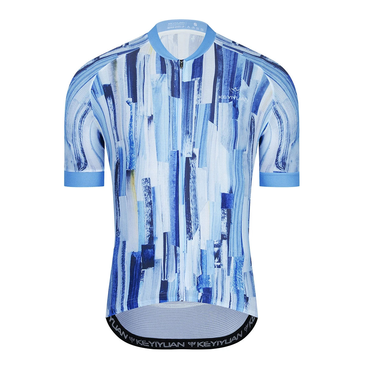 

KEYIYUAN Summer Men Short Sleeve Cycling Jersey MTB Bike Breathable Shirt Mountain Riding Bicycle Tops Abbigliamento Ciclismo