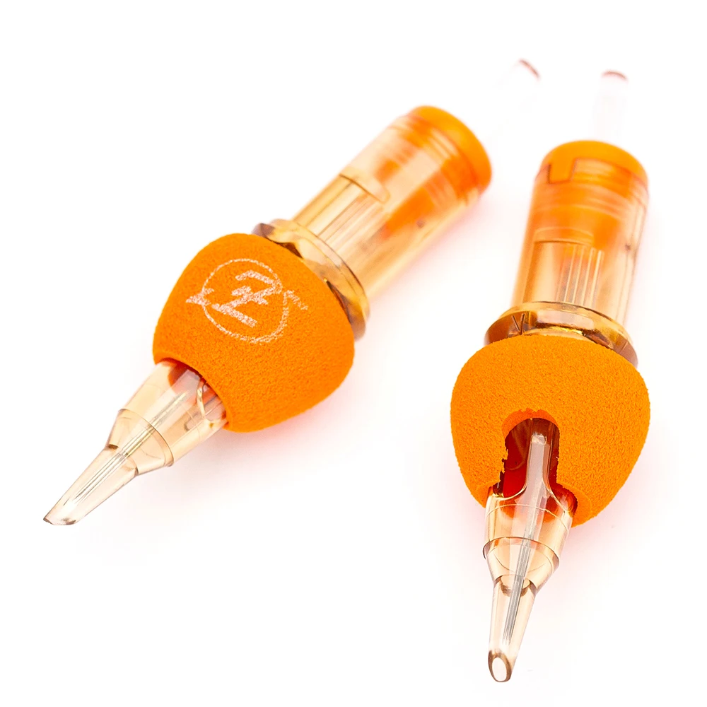 EZ V Select Patronennadel plus runde Shader-Nadeln für Rotationsmaschinen und Grifffinger, bequem, weniger Vibrationen, 16 Stück/Box – Detail 2