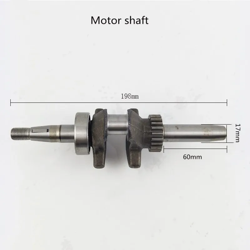 Petrol Engine Pumps Power Accessories 152f 154f Expansion Cylinder Crankshaft Flat Key Shaft 08# Thread Crankshaft