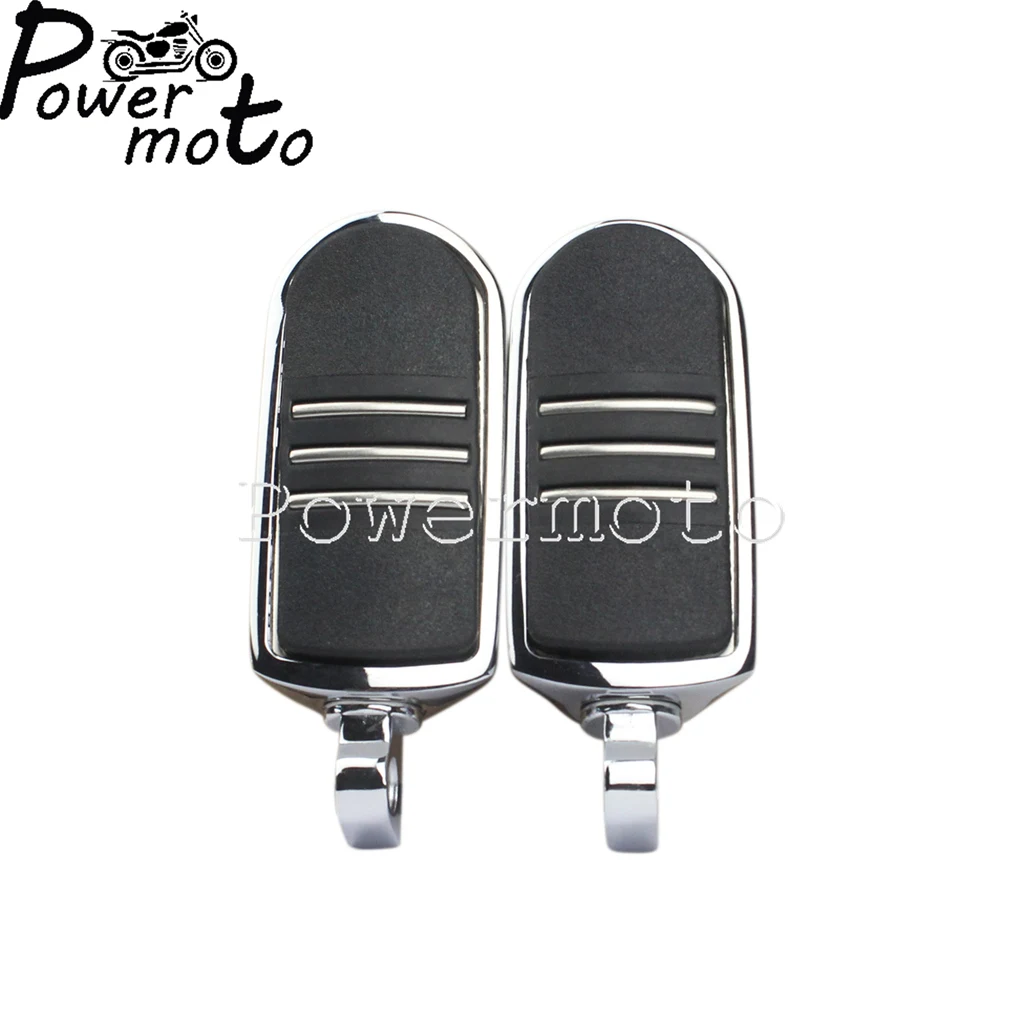 For Harley Dyna Night Train V-Rod Touring Softail Sportster Iron 883 Motorbike Chrome StreamLiner Styled Footpeg Male Foot Mount