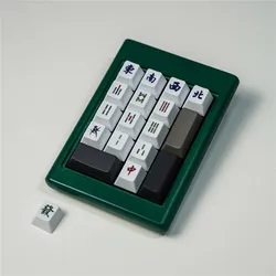 Mahjong Keycaps PBT DYE Sublimation Keycaps Cherry Profile Additional keys R4 1U For all Mechanical Keyboard