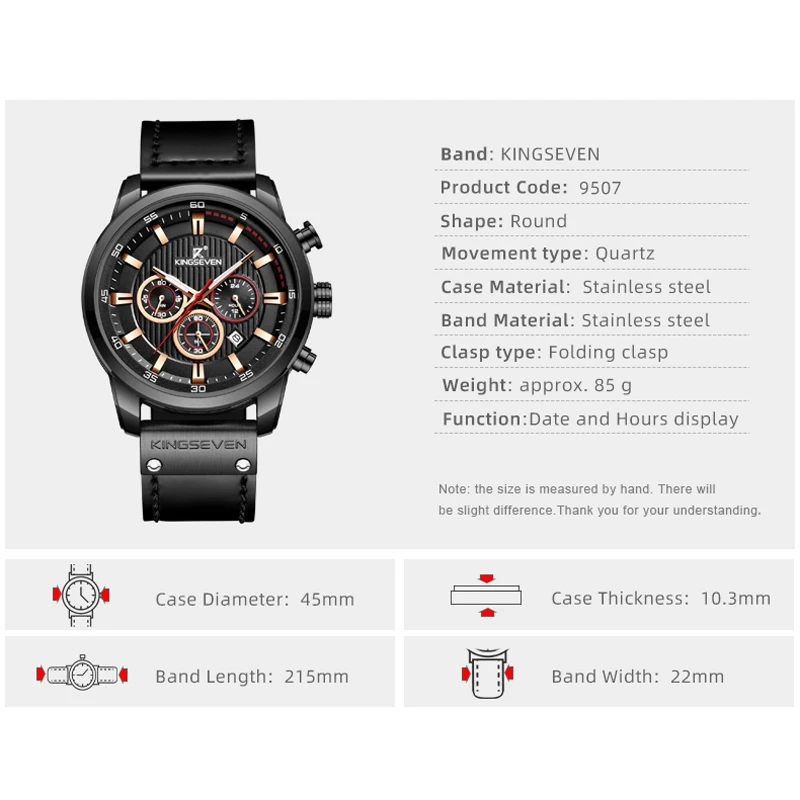 KINGSEVEN 2021 nuovi orologi da uomo di moda con acciaio inossidabile Top Brand di lusso cronografo sportivo orologio al quarzo da uomo Relogio Mascul