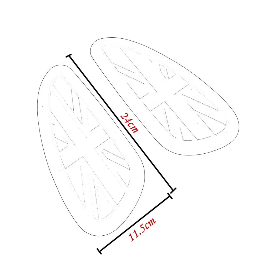 Adesivo de borracha para Motocicleta Triumph Retro, Protetor de Tanque de Combustível, Joelho Pad Grip Decal, Cafe Racer, Gás, Triumph, T120, T100