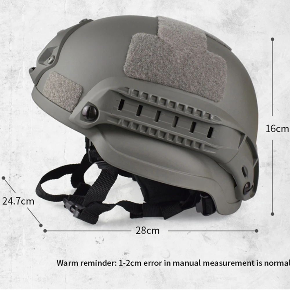 Tactical Airsoft FAST Helmet Military BB Gun Rifle Shooting Paintball Accessories Field Hunting Wargame Mich 2002 Combat Helmet