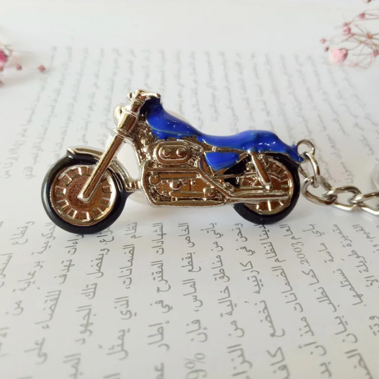 Fashion Mountain Motorcycle Key Chain New model Car Key ring key Holder Charm 3D crafts Party Gift Keychain