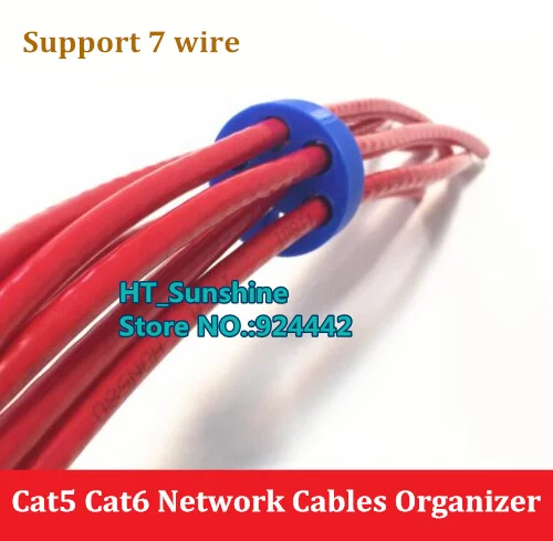 Network Module Network Cable Comb Tools Wire Arrangement Tidy Tools for Computer Room Studio Manage Cat5 Cat6 Cables