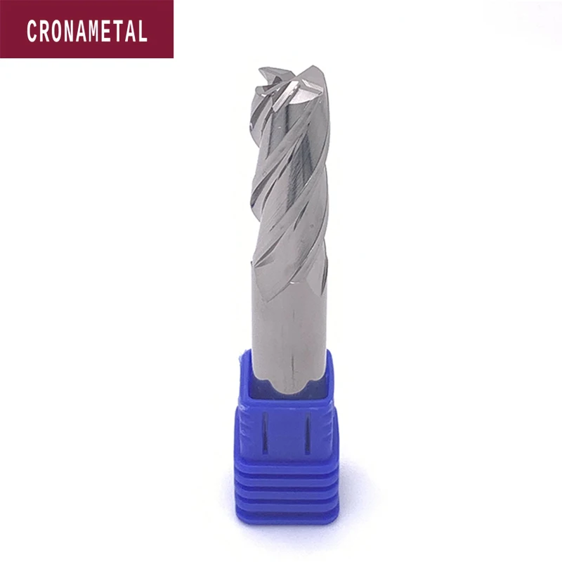Cronametal Metalen Keramische Hoekradius End Mill 4 Fluiten Straight End Mills