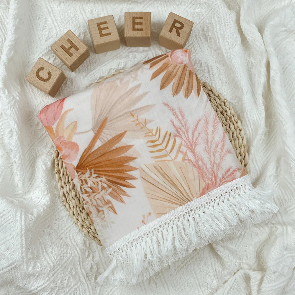 

Детское муслиновое одеяло, Пеленальное Одеяло, детское одеяло с кисточками из органического хлопка, детское одеяло, Пеленальное Одеяло для новорожденных, одеяло для маленьких девочек и мальчиков