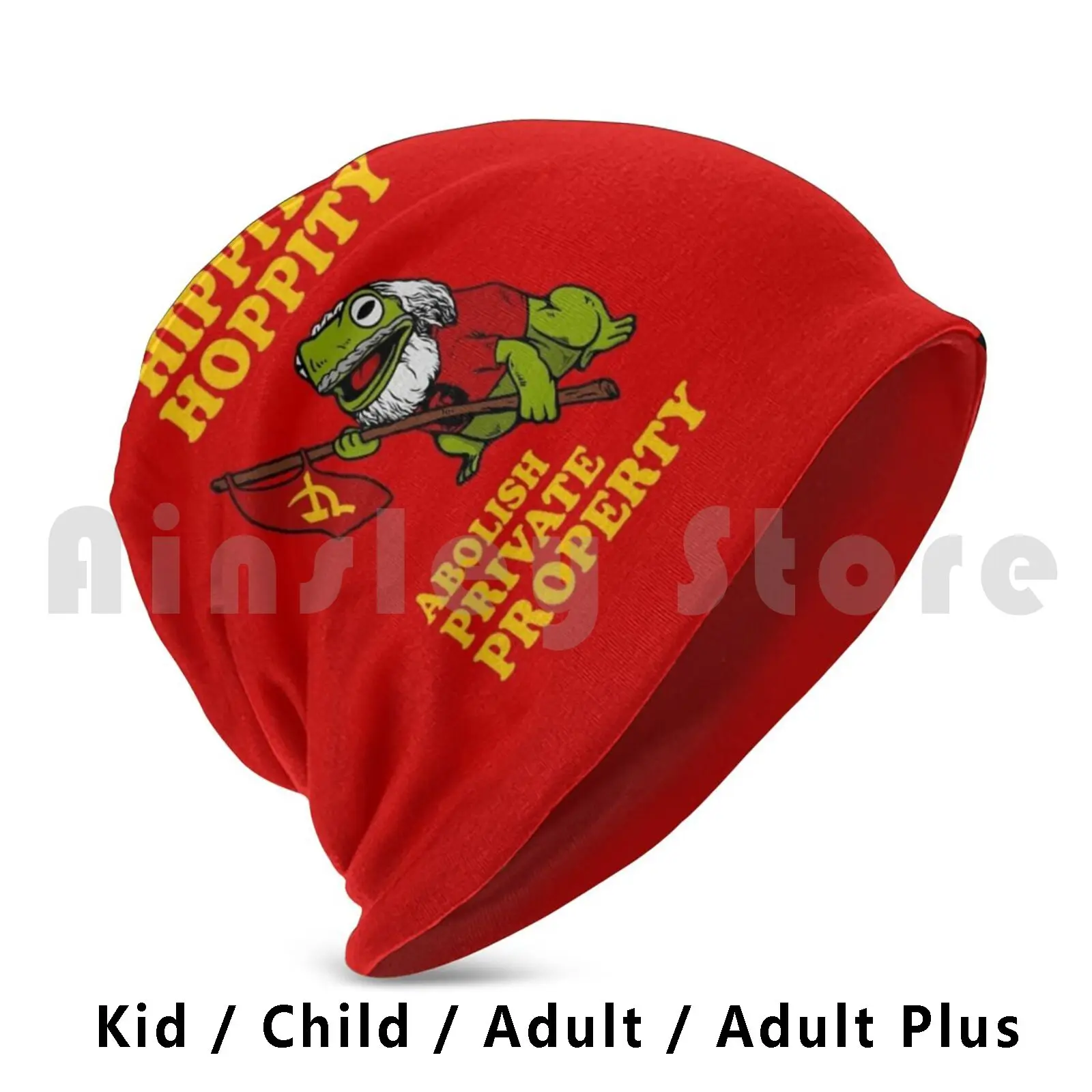 Hippity Hoppity Abolish Private Property Beanies Pullover Cap Comfortable Communist Memes Socialist Memes Hippity