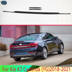 For Kia K7 Cadenza (YG)2018-2021 Car Accessories Tail Gate Door Cover Trim Rear Trunk Molding Bezel Styling Sticker Garnish